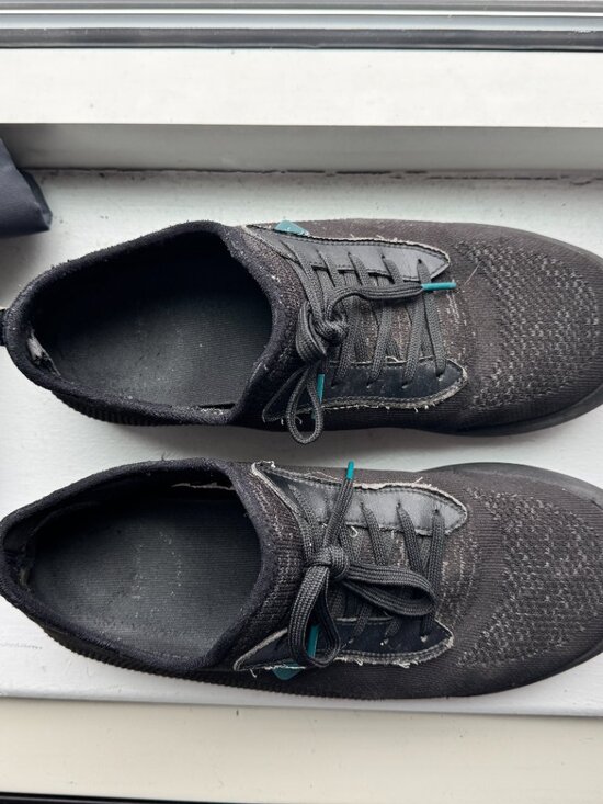 Vessi Weekend Mens Size 11 Black Shoes Waterproof Knit Lace Up Casual Sneakers main image 8